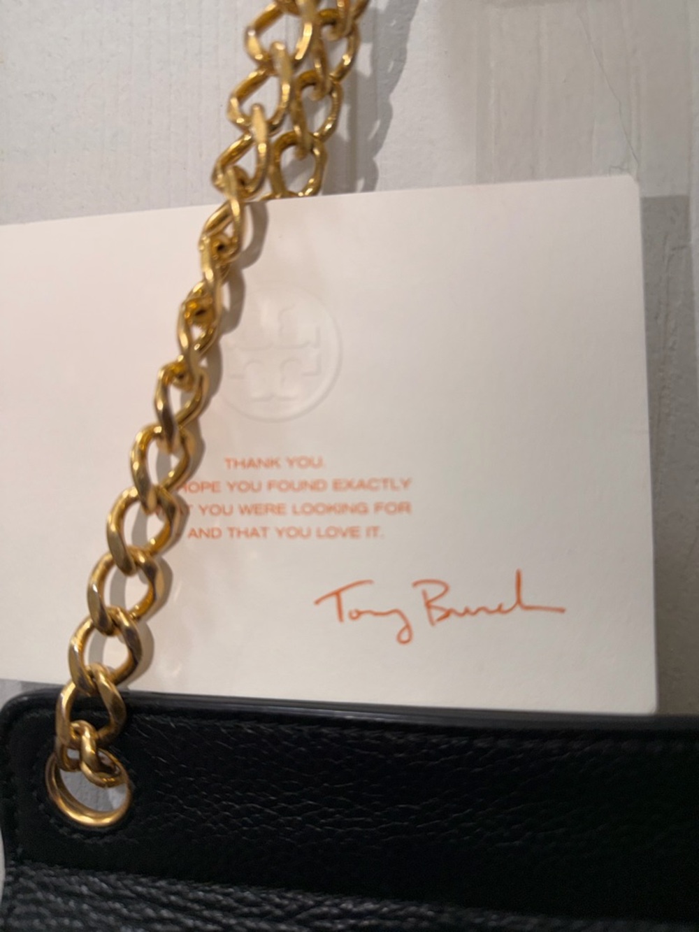 Tory Burch Britten Black Leather Flap Convertible Shoulder Bag/Crossbody Bag - Picture 4 of 8
